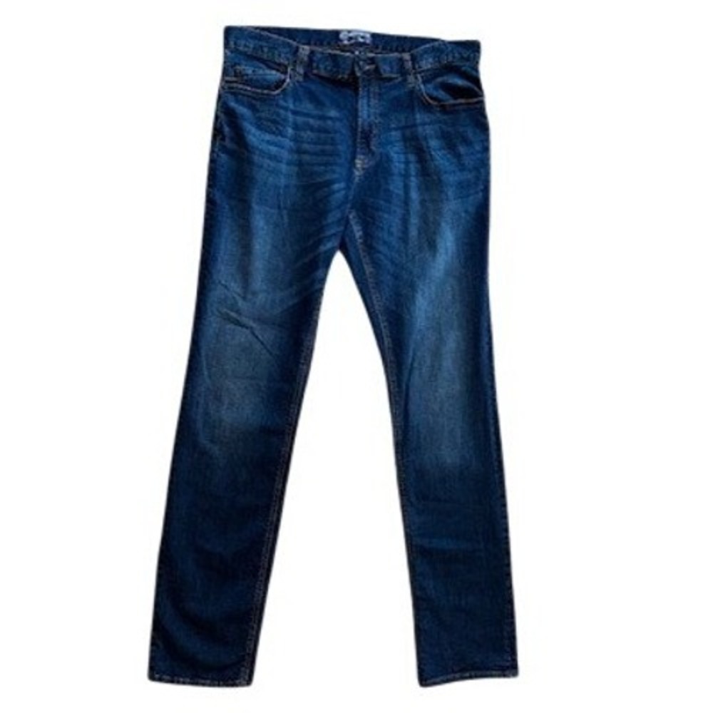 American Rag Mens Slim Straight Jeans Dark Wash Denim‎ 34x34